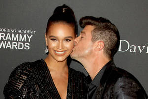 Robin Thicke und April Love Geary Bild von Robin Thicke und April Love Geary