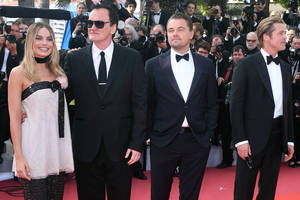 Bild von Quentin Tarantino und seine Stars in Cannes