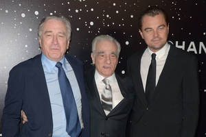 Bild von Robert De Niro, Martin Scorsese und Leonardo DiCaprio