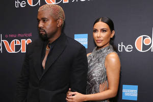 Bild von Kanye West und Kim Kardashian