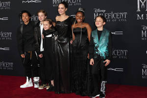 Bild von Angelina Jolie con i figli