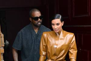 Bild von Kanye West und Kim Kardashian