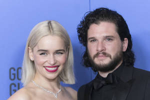 Emilia Clarke und Kit Harington Bild von Emilia Clarke und Kit Harington