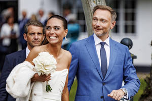 Christian Lindner und Franca Lehfeldt Bild von Christian Lindner und Franca Lehfeldt
