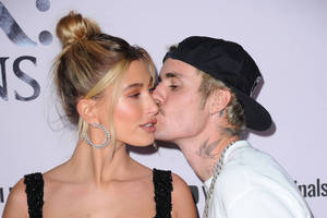Bild von Hailey und Justin Bieber