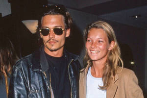 Bild von Kate Moss und Johnny Depp