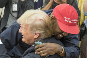Donald Trump und Kanye West Bild von Donald Trump und Kanye West