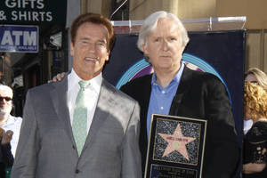 Bild von Arnold Schwarzenegger und James Cameron